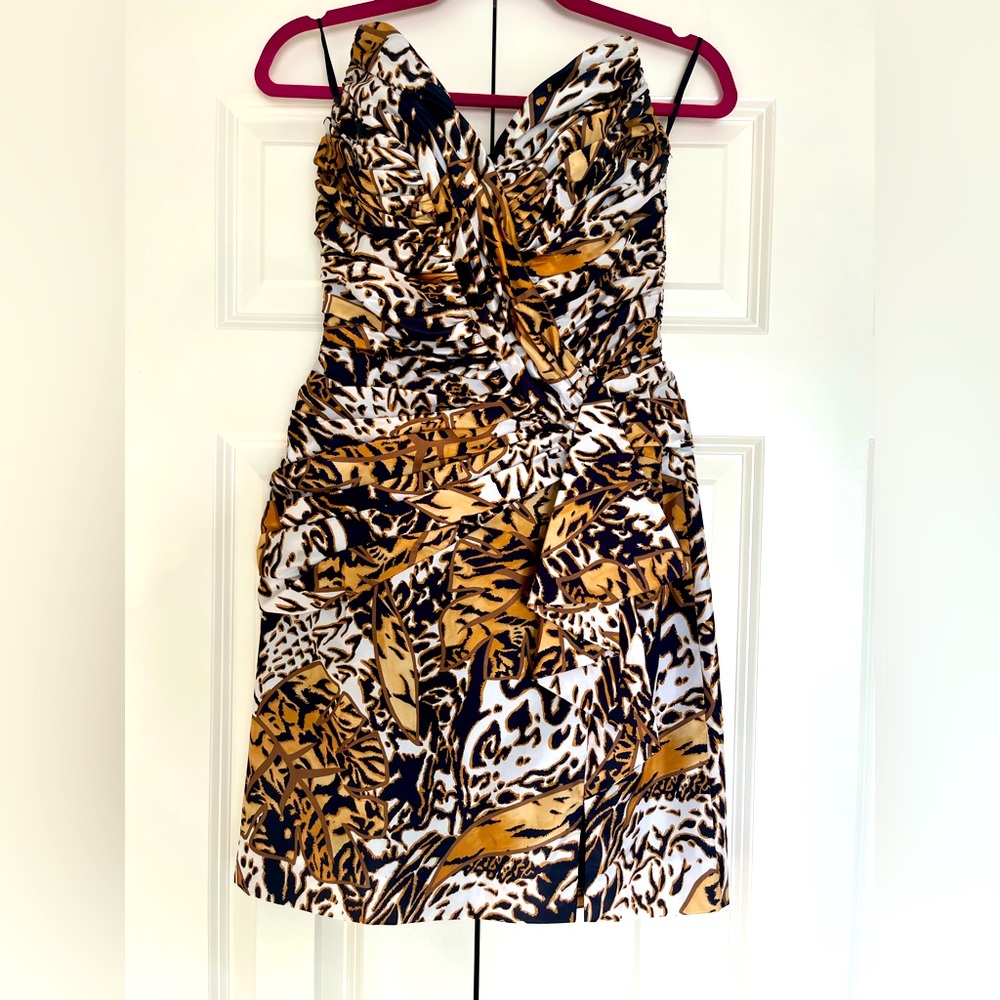 Animal Print designer mini dress